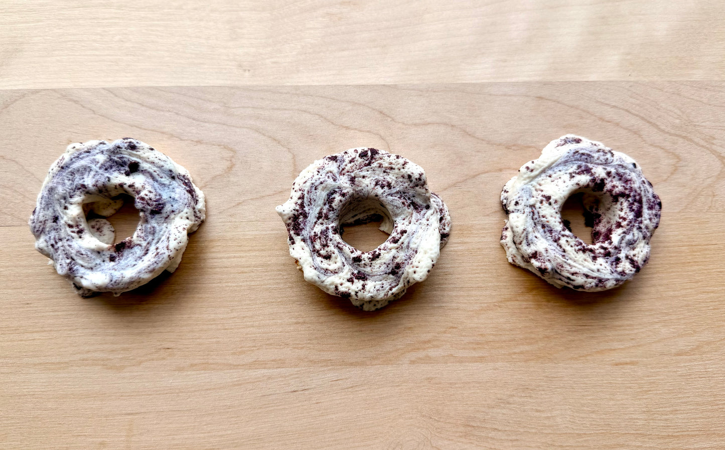 Blueberry Cheesecake Doughnuts