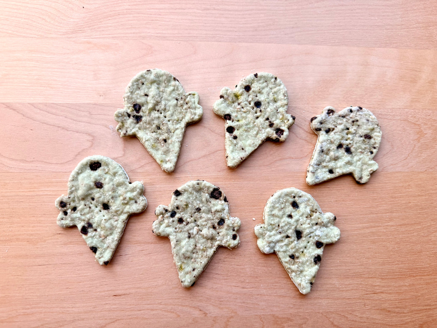 Mint Chip Ice Cream Biscuits
