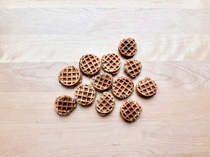 Peach & Banana Waffles