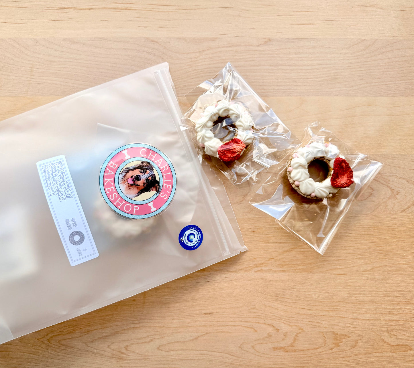 Strawberry Cheesecake Doughnuts