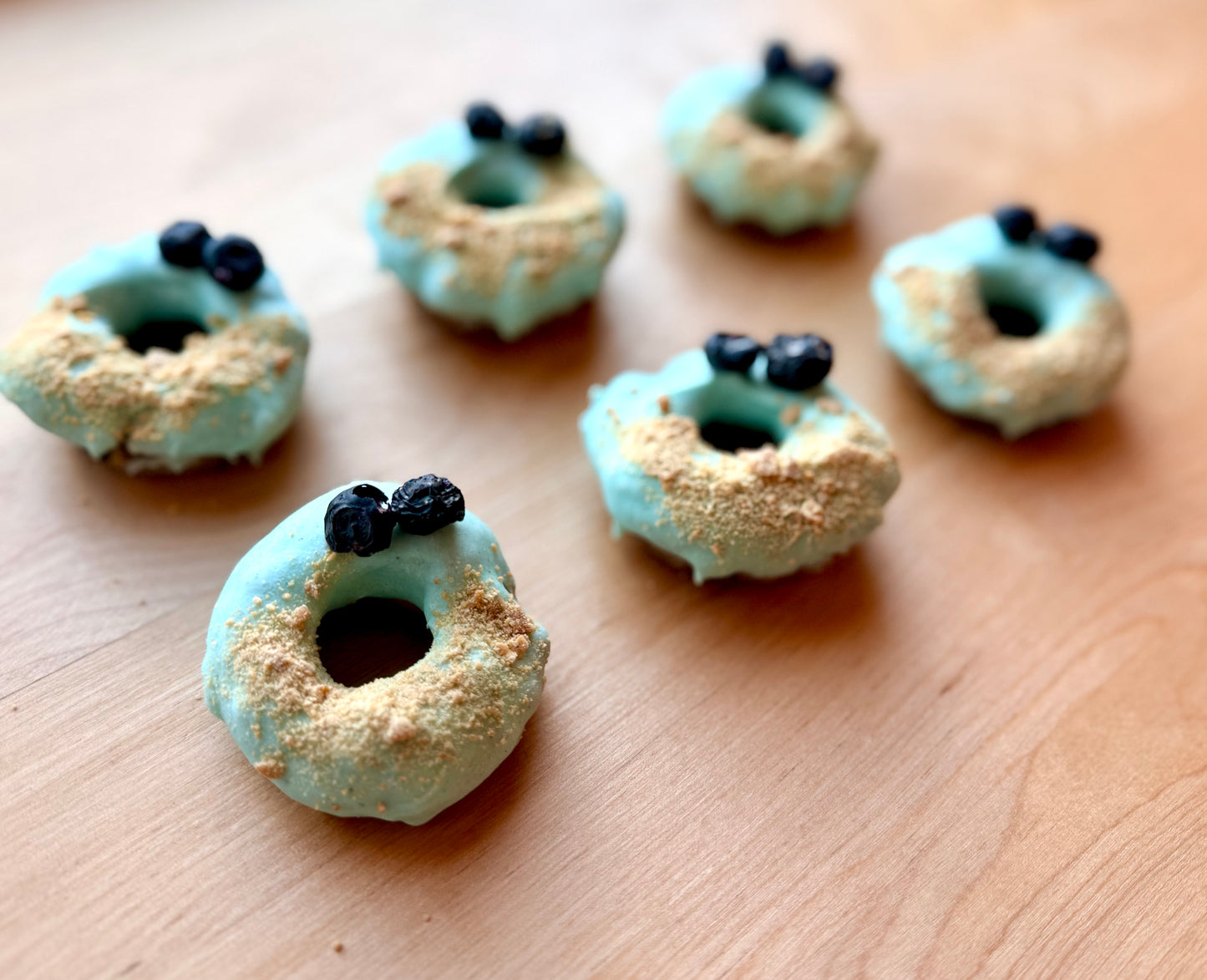 Blueberry Grunt Doughnuts