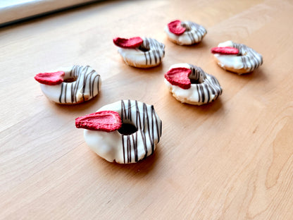 Chocolate Covered Strawberry Doughnuts