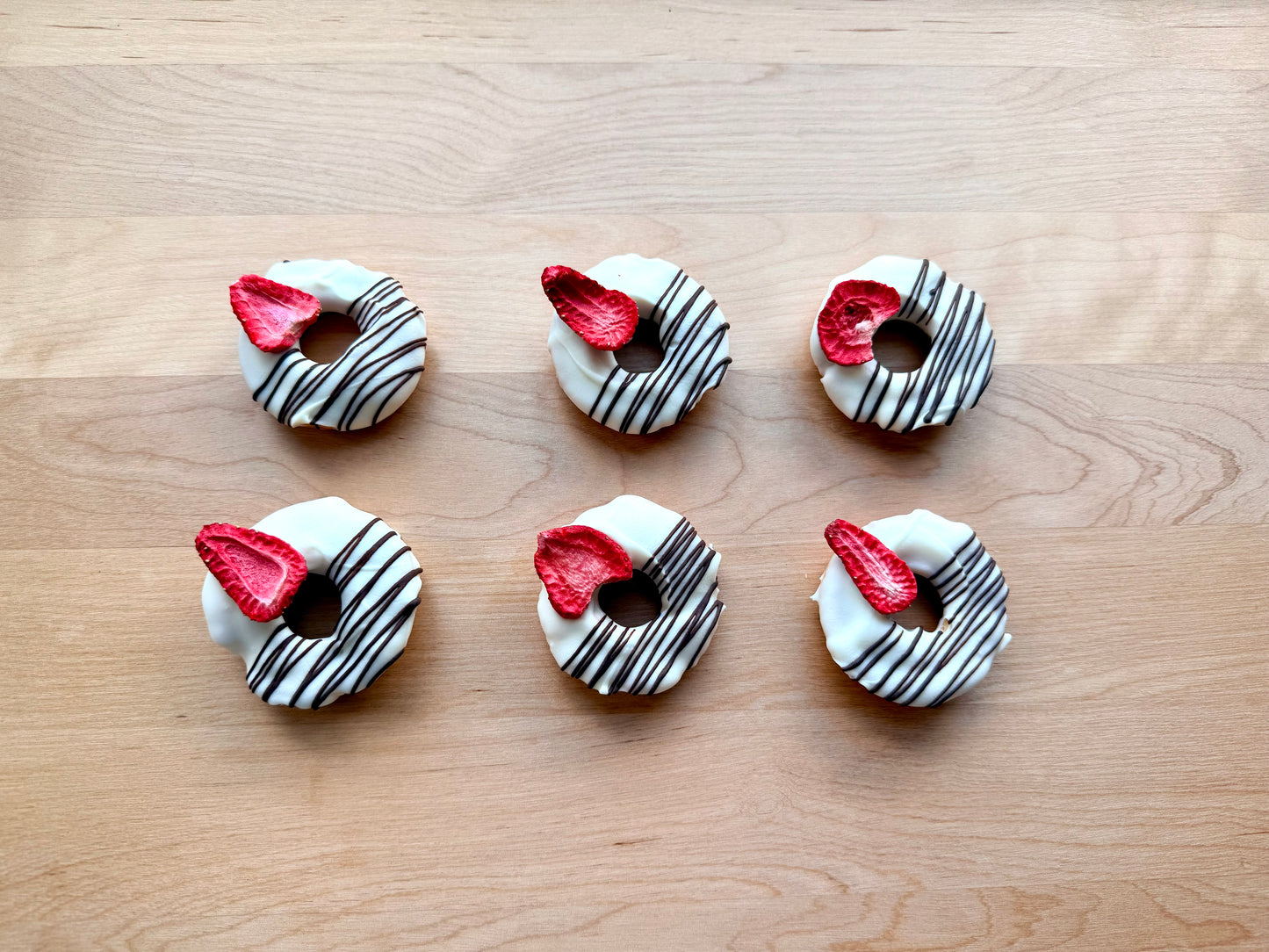 Chocolate Covered Strawberry Doughnuts