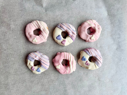 Valentine's Peanut Butter Doughnuts