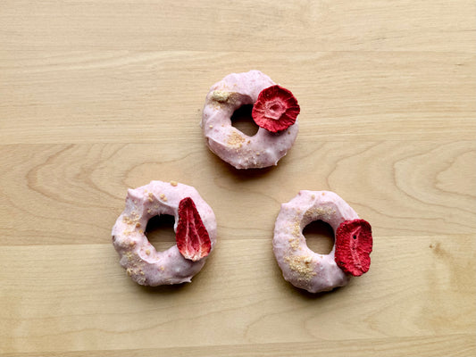 Strawberry Shortcake Doughnuts