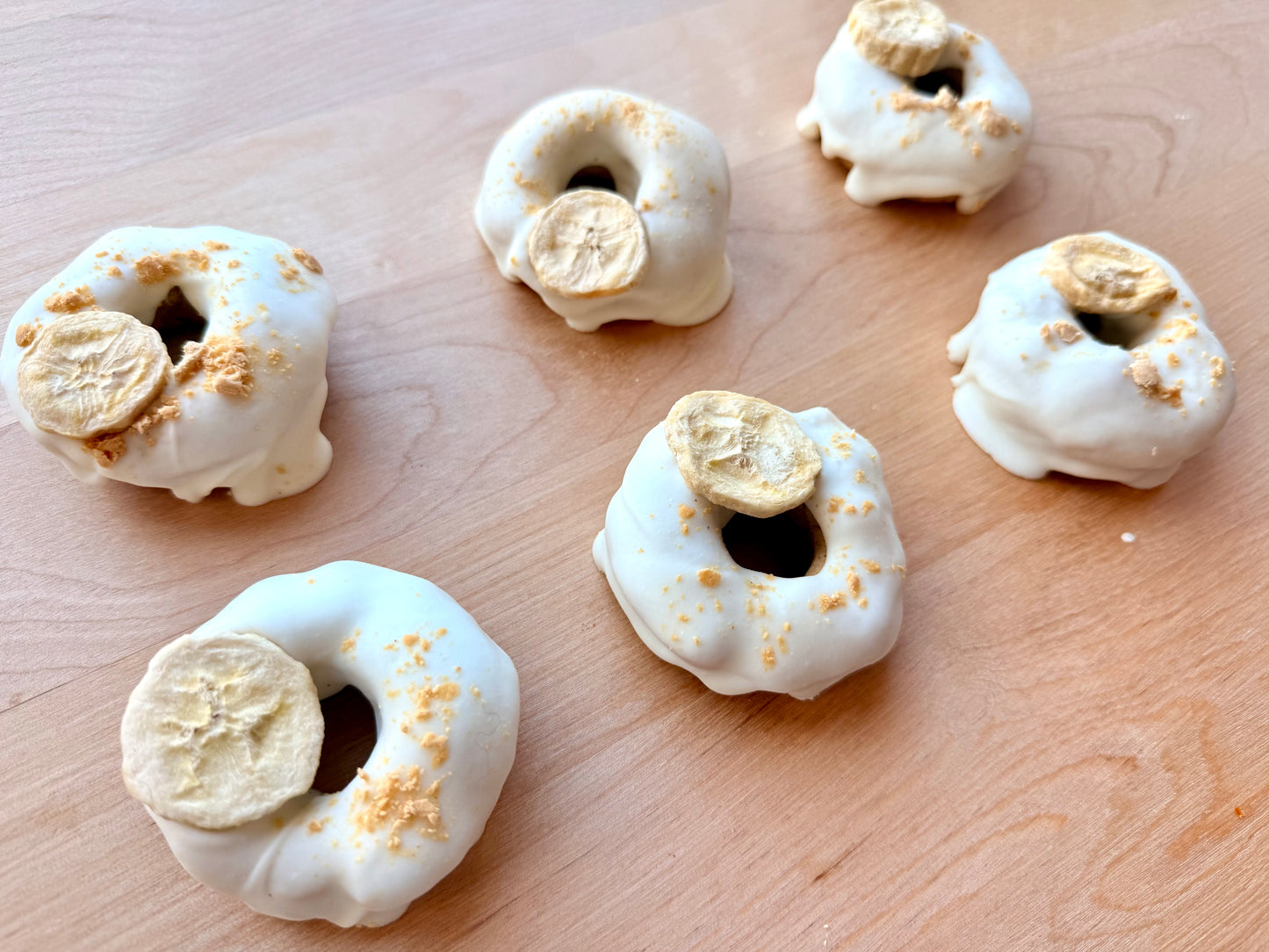 Banana Peanut Butter Doughnuts